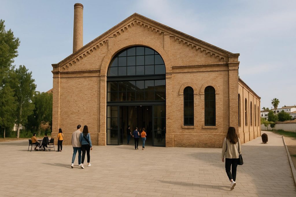 Antigua nave industrial rehabilitada como espacio cultural en Andalucía