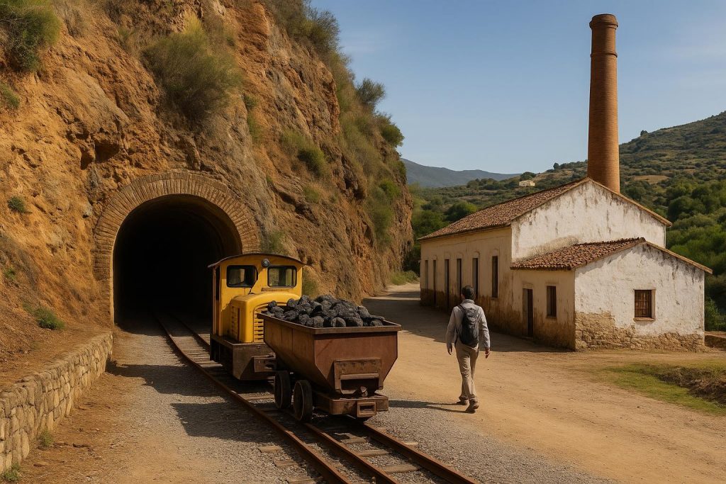 Antigua explotación minera andaluza adaptada como ruta visitable