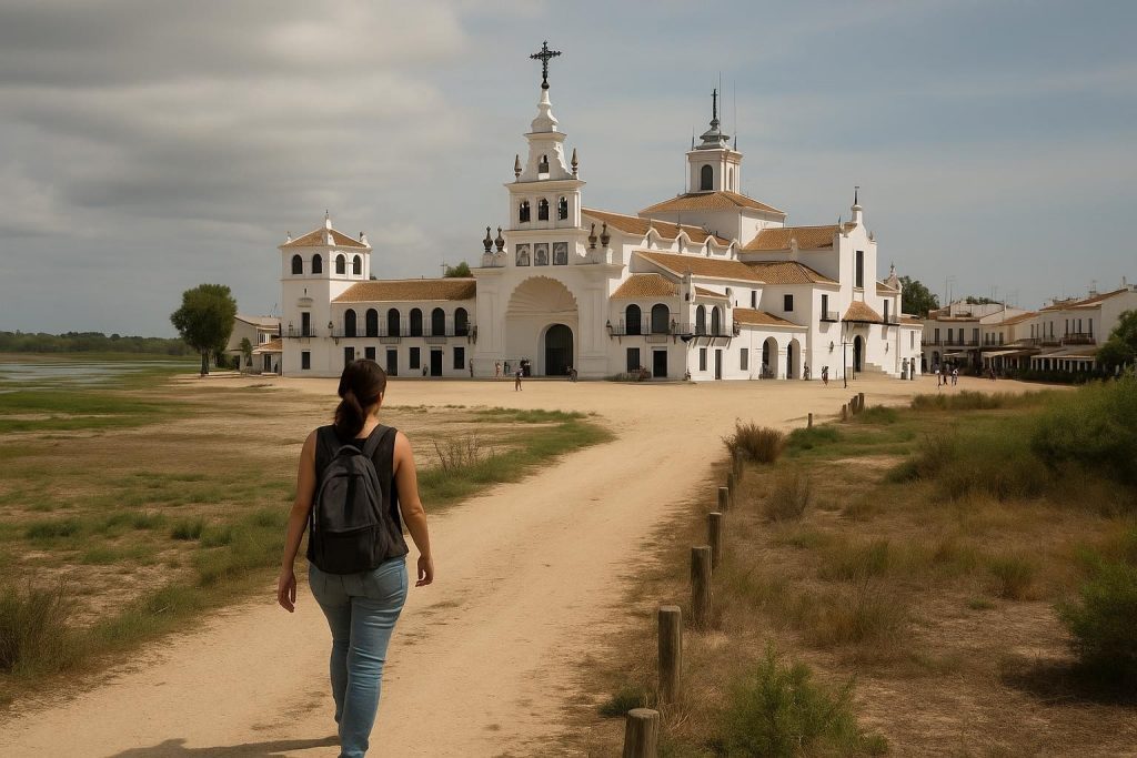 Ermita del Rocío en la aldea de El Rocío, Almonte