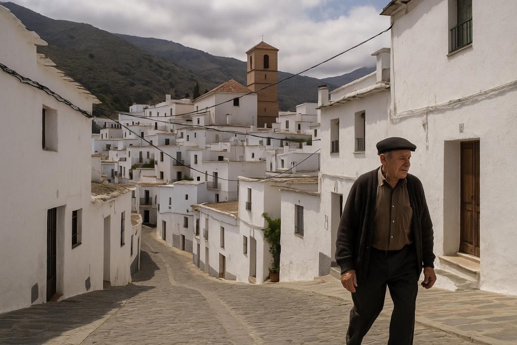 Calles blancas de Félix en la Sierra de Gádor almeriense