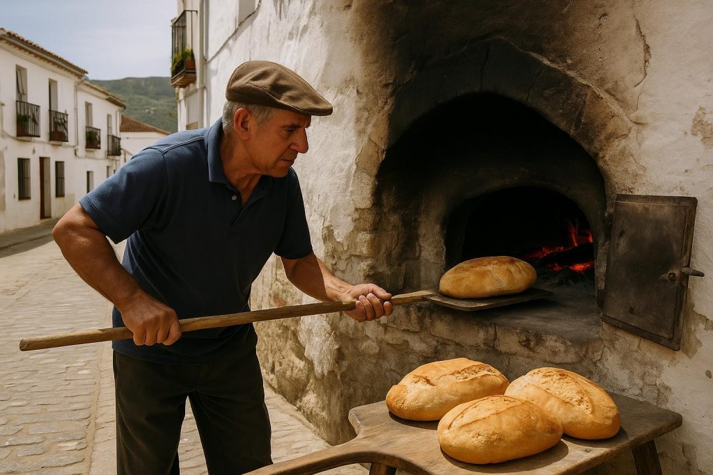 Antiguo horno comunal de pan en un pueblo andaluz