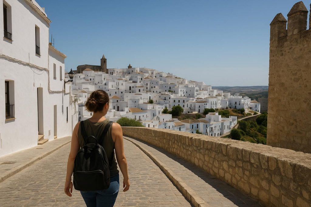 Calles blancas del casco histórico de Vejer de la Frontera